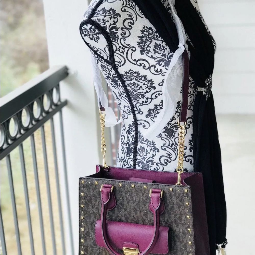 Authentic Michael Kors Bridgette handbag&wallet - Picture 2 of 8